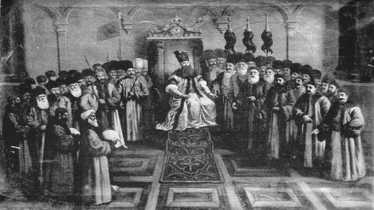 Aristocrația fanariotă - domnul alături de consiliul său de boieri, secolul XVIII