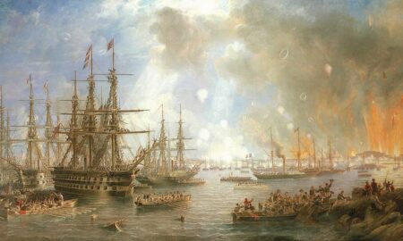 Ilustrație a Războiului naval din Crimeea, sursa naval-encyclopedia