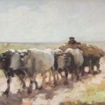 Carul cu boi de Nicolae Grigorescu, 1899, sursa editiadedimineata.ro