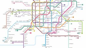 Harta metroului din Shanghai, sursa foto China Mike