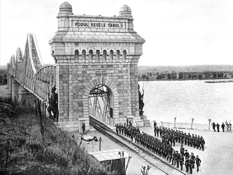 Podul Regele Carol I, realizat de Anghel Saligny, sursa foto wikipedia