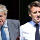 Boris Johnson și Emmanuel Macron - sursa foto - antena3.ro