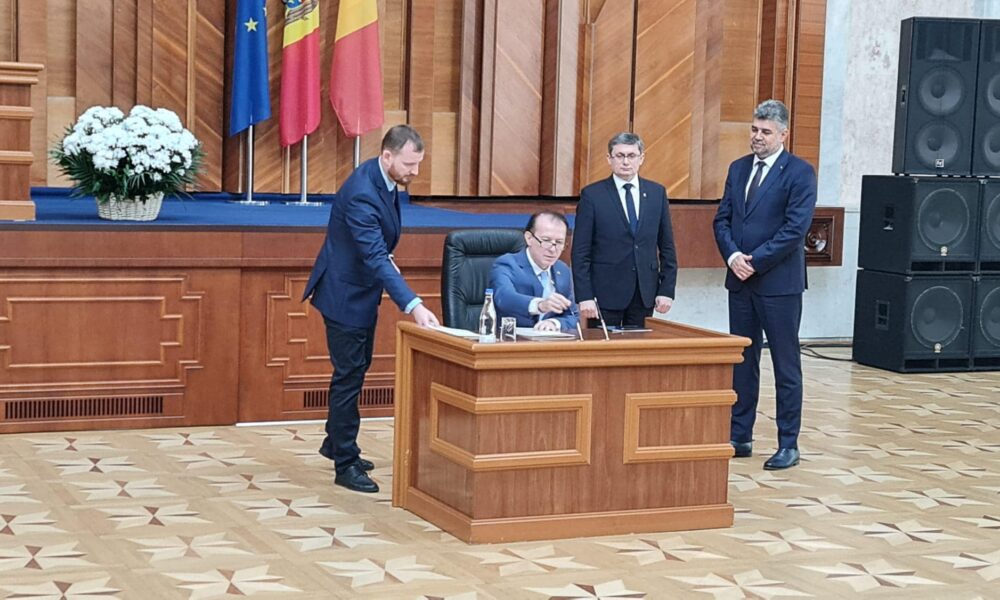  VIDEO Iute-i hora din Moldova! Cîțu și Colacu la dans, după semnarea declarației comune cu Chișinăul
