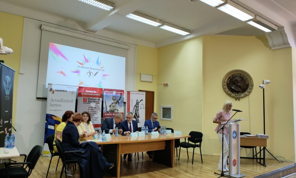 „Fii avocat în școala ta!”, un proiect de succes. A fost semnat protocolul pentru noul an școlar