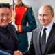 Kim Jong Un și Vladimir Putin - sursa foto - telegraph.md