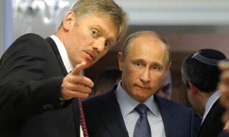 Peskov si Putin - sursa foto - telegraph.md