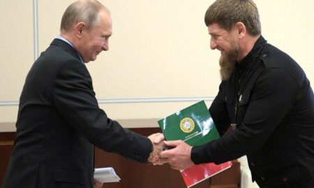 Ramzan Kadîrov și Vladimir Putin - sursa foto - bzi.ro