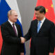 Președintele Rusiei, Vladimir Putin, și președintele Chinei, Xi Jinping