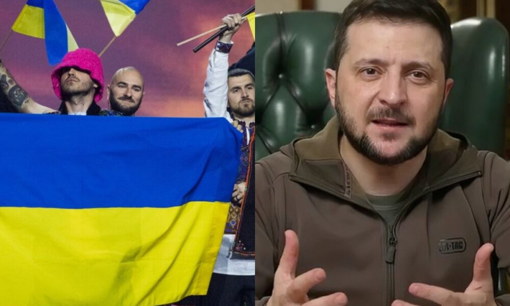 Hanoracul lui Zelenski și trofeul Eurovision 2022 ajută Ucraina! Ce sumă a fost încasată în urma mai multor licitații