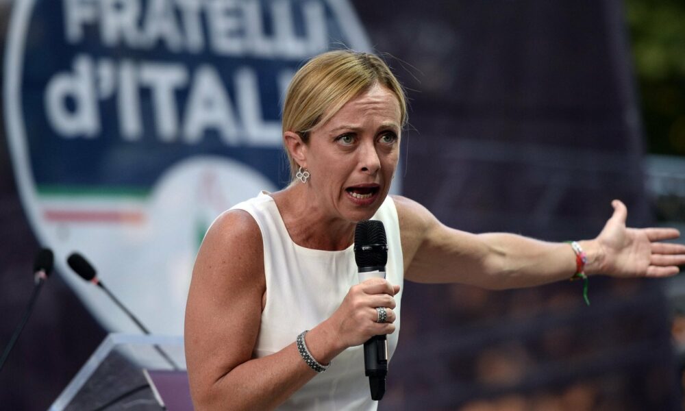 Postfascismul, tot mai aproape de a prelua puterea în Italia! Cine s-a predat în fața Georgiei Meloni