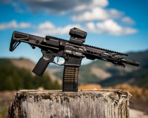 Armă semiautomată sursă foto unsplash.com