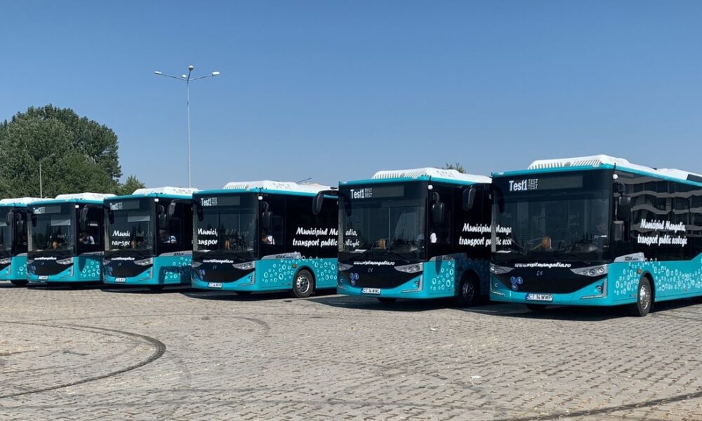 De luni, transport gratuit pe litoralul românesc! Autobuze electrice din fonduri UE în Mangalia