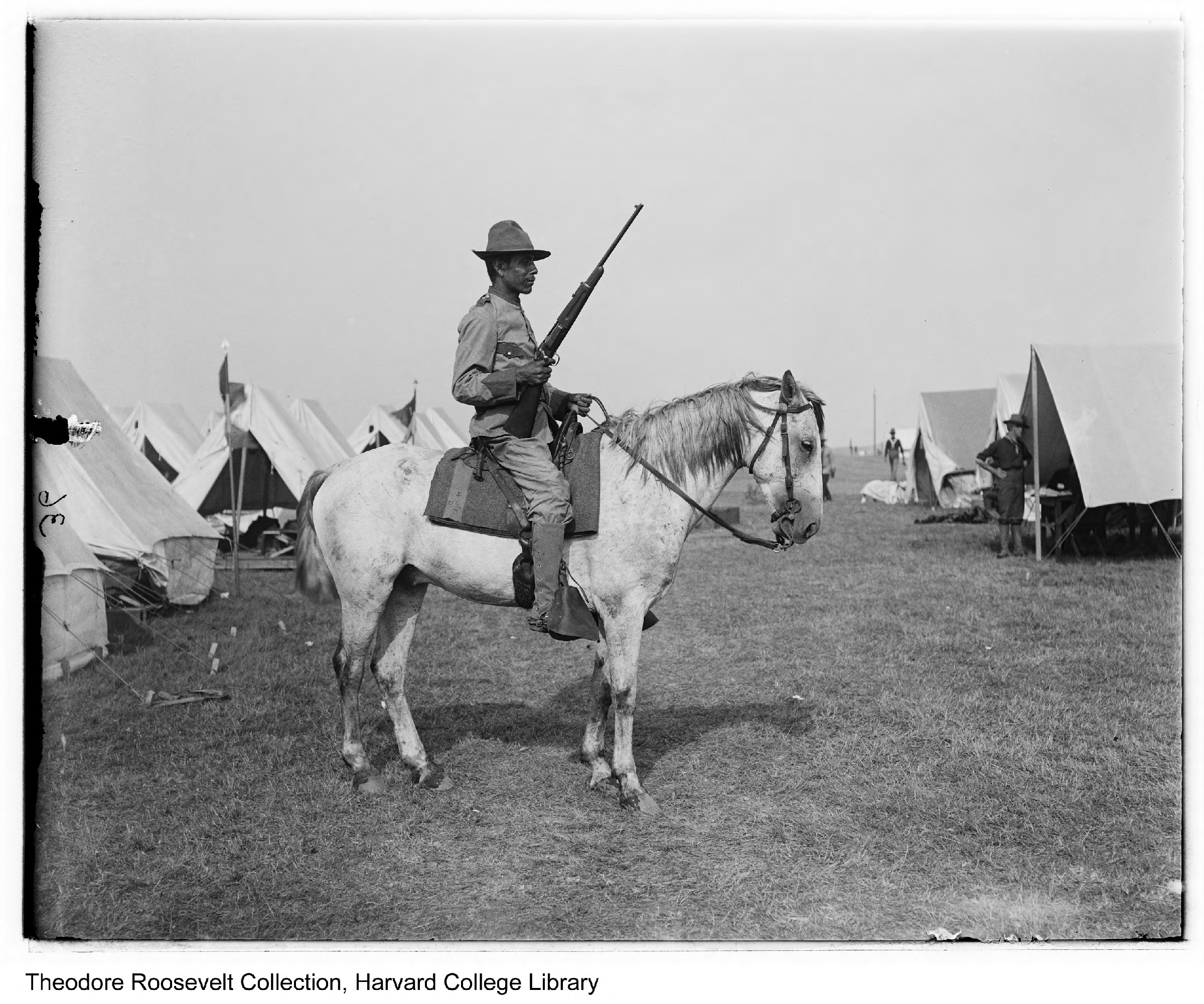 Teddy Roosevelt, viitorul președinte american, în timpul campaniei din Cuba, sursă foto National Park Service