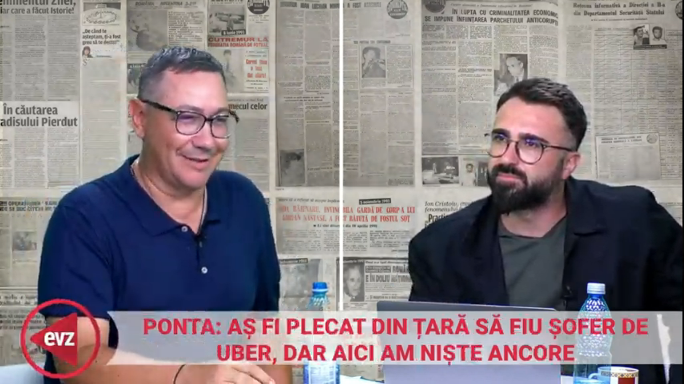 Victor Ponta și Ionuț Cristache Captură video EVZ Play