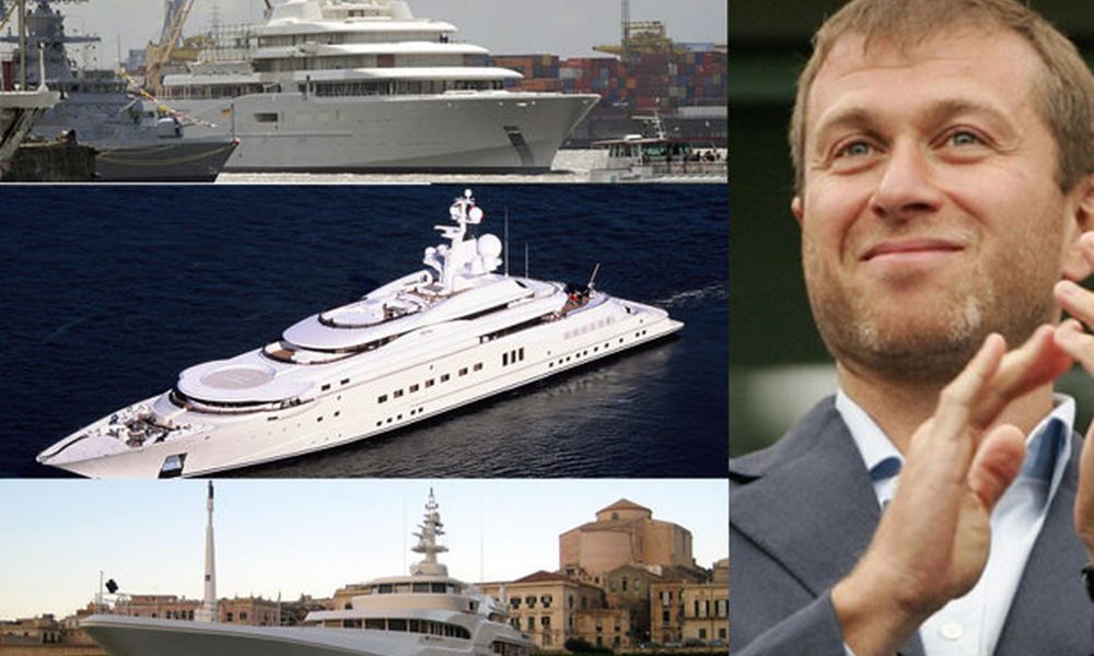 Oligarhii ruși care păcălesc sancțiunile impuse de UE! Unde își ține acum Roman Abramovici iahturile de lux?