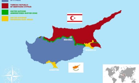 Harta ciprului, sursă foto Vektor Stock