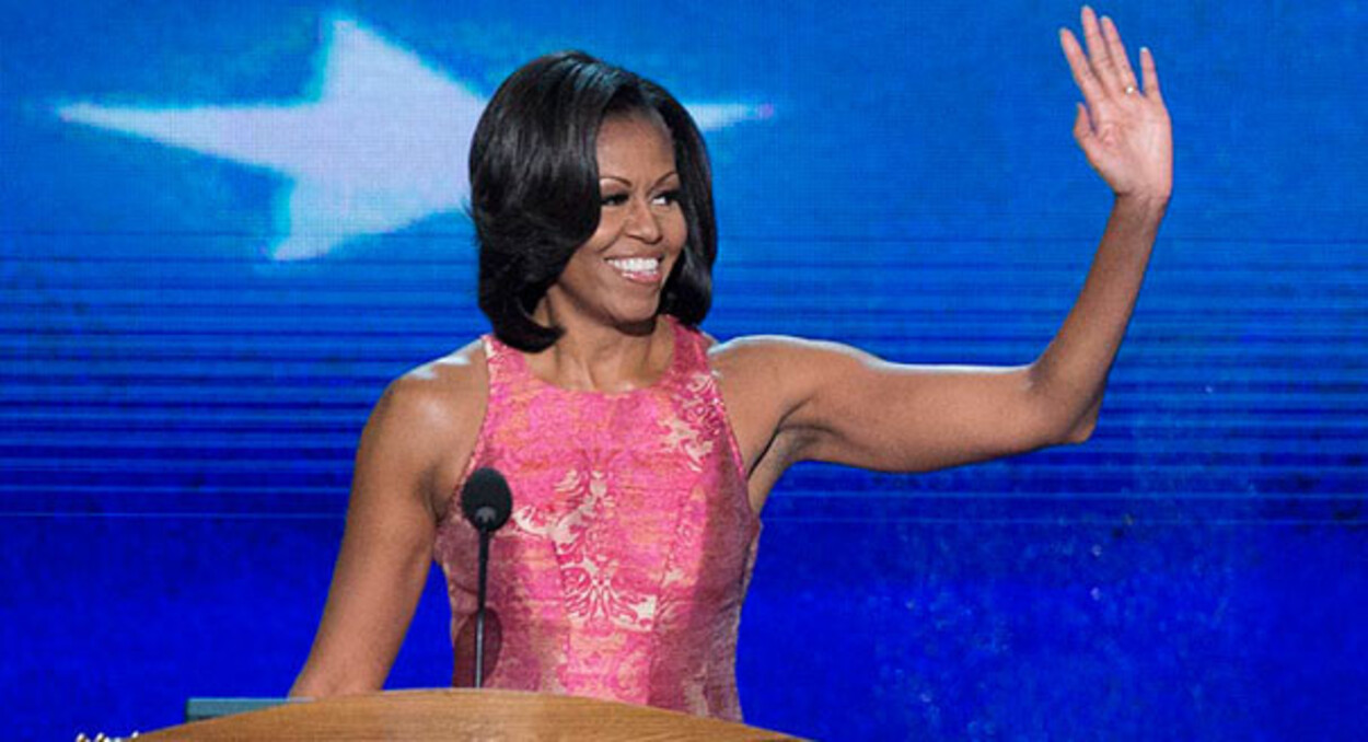 Secret dezvăluit: Tabloul lui Michelle Obama, pictat în acuarelă, lansat cu mare fast. Cine sunt oaspeții surpriză ai evenimentului