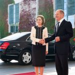 Sandu și Scholz Sursa foto Realitatea.md