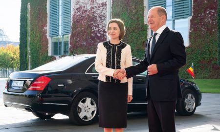 Sandu și Scholz Sursa foto Realitatea.md