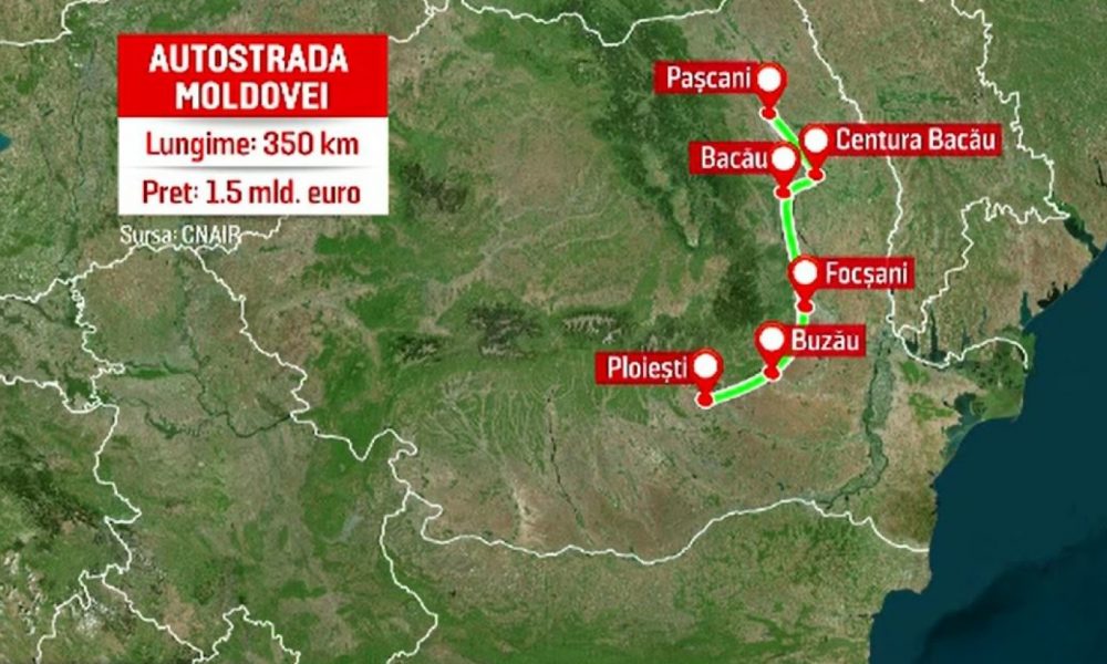CNAIR a anunțat câștigătorul licitației pentru A7! Un constructor român va realiza Autostrada Moldovei