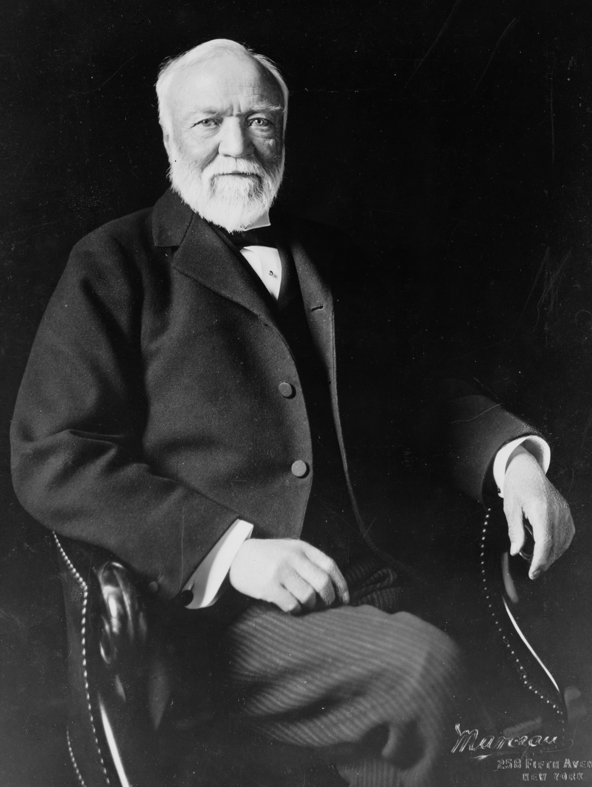 Andrew Carnegie, de Theodore Marceau, sursă foto wikipedia