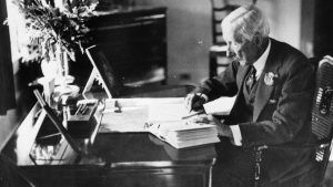John D. Rockefeller la bătrânețe, sursă foto ThoughtCo