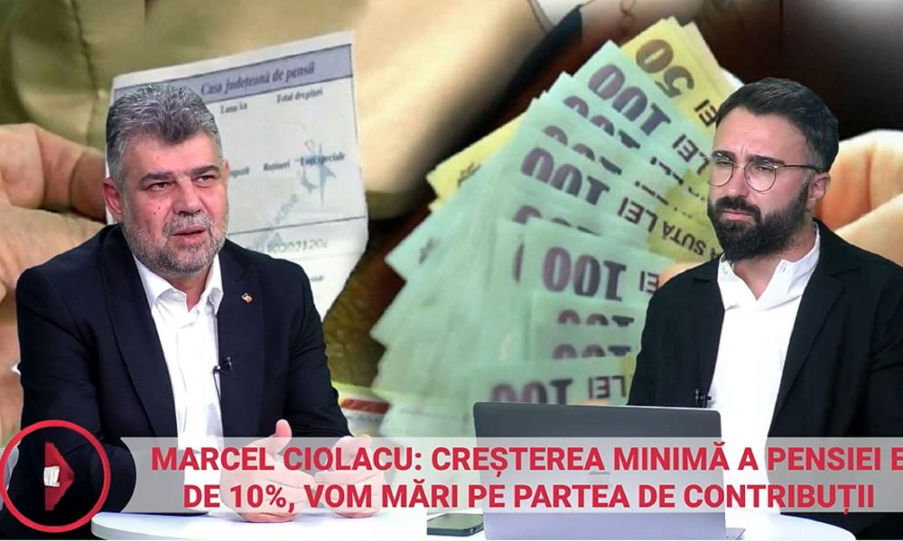 EXCLUSIV! Marcel Ciolacu: „Un pensionar nu poate trăi cu o pensie de 1.000 de lei.” Ce măsuri ia Guvernul în lupta cu inflația