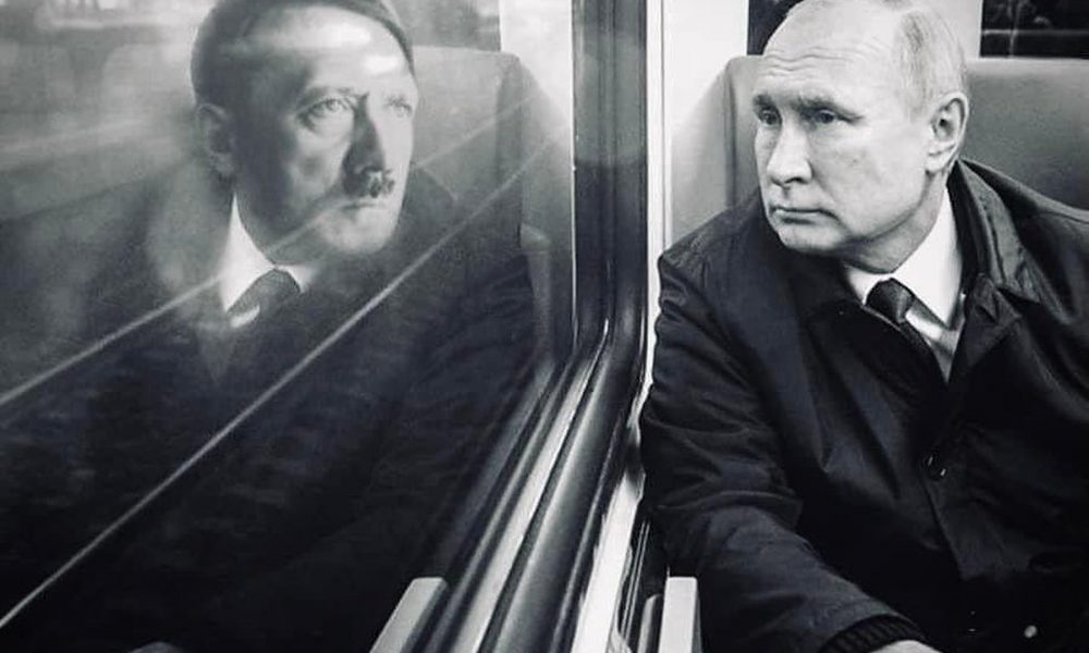 Hitler a fost tolerat, însă Putin nu mai poate scăpa. Cei doi lideri sunt unul și același, dar în epoci diferite