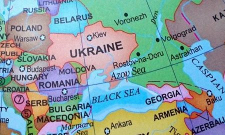 România Ucraina, hartă Europa de Sud-Est