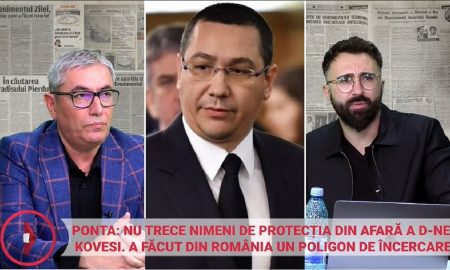 EXCLUSIV! Ponta, despre dosarul clasat: „Mă bucur pentru Tony Blair, îl lua Portocală și îl făcea praf, Kovesi se lăuda cu el la Bruxelles”