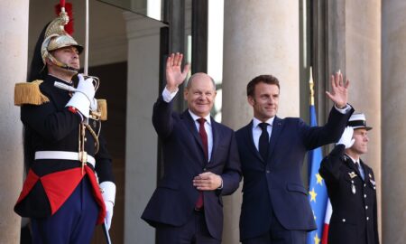 Emannuel Macron și Olaf Scholz, sursa foto caleaeuropeana.ro