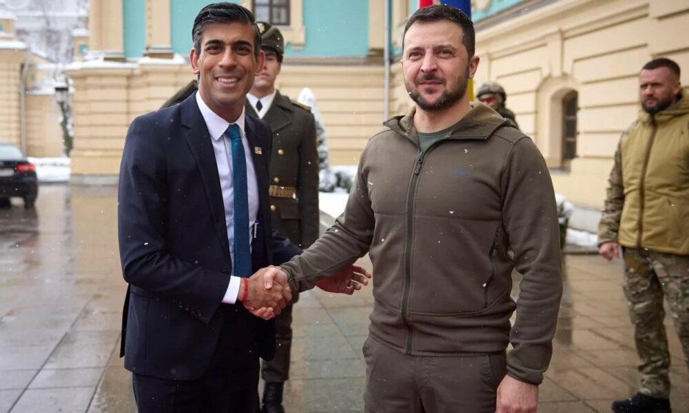 Sunak, prima vizită la Kiev! „Marea Britanie și aliații noștri vor continua să fie alături de Ucraina”
