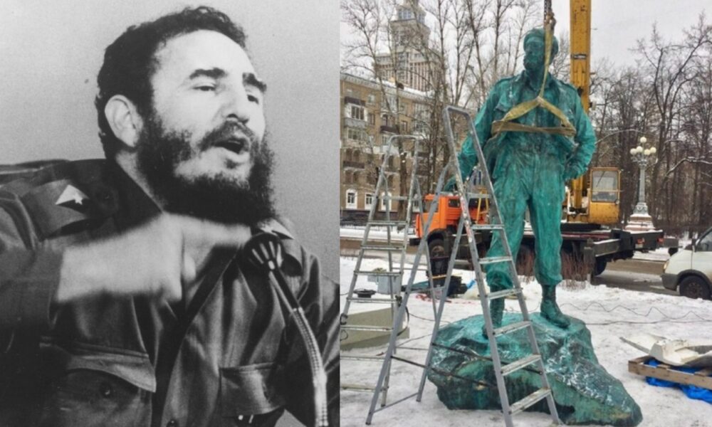 Fidel Castro a ajuns la Moscova! Putin și președintele Cubei au dezvelit statuia celebrului conducător