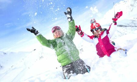 Copii în zăpadă, Sursă foto: Știri de Cluj