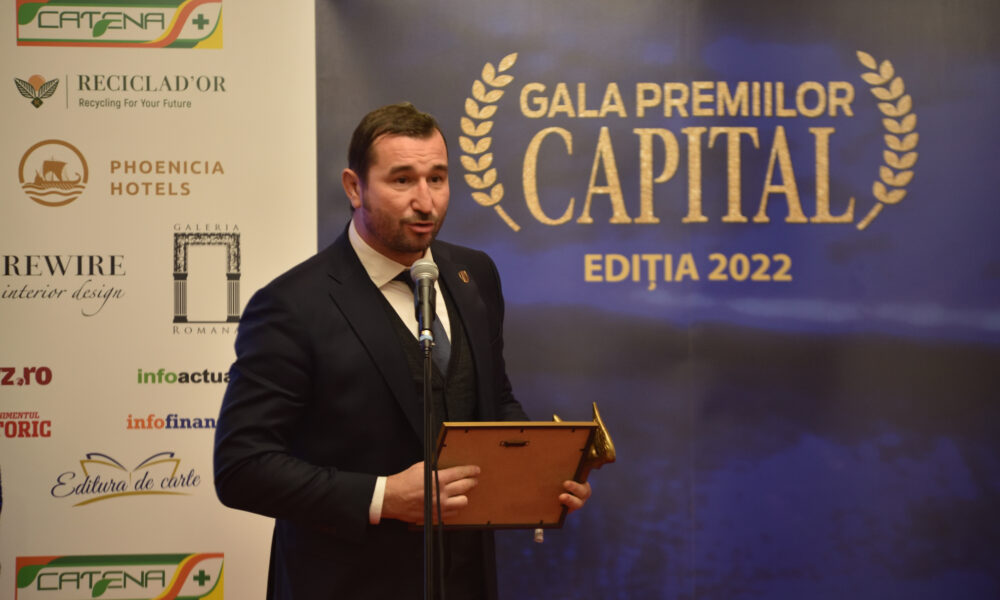 Alin Petrache, președintele FRR, premiat la Gala 30 de ani de Capital: „Eu sper ca pe viitor sportul în România să devină o prioritate, așa cum ne dorim de 32 de ani”