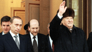Boris Elțin și Vladimir Putin Sursa foto Historia