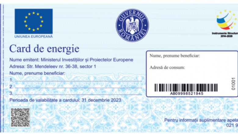 Cardul pentru facturile de energie, Sursă foto: RomâniaTV