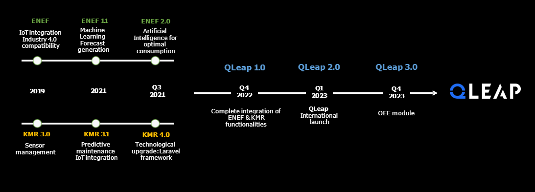 Etape dezvoltare QLeap