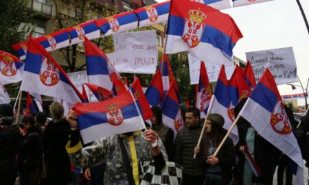 Protest sârbi, Sursă foto: Profimedia