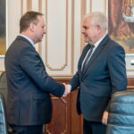 Ministrul Angel Tîlvăr și ambasadorul Ucrainei în România