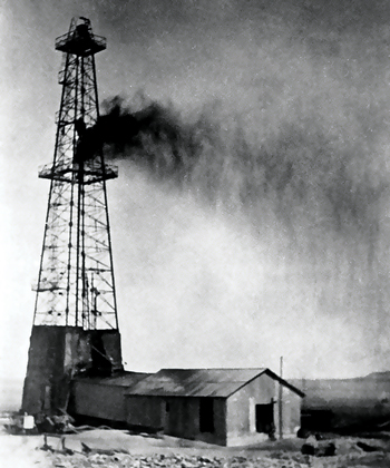 Sonda Dammam nr.7 a fost cea care a descoperit cantități importante de petrol în Arabia Saudită în anii '30, sursă foto wikipedia