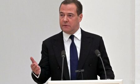 Dmitri Medvedev,Vicepreședinte al Consiliului de Securitate al Federației Ruse, Sursa foto The Japan Times