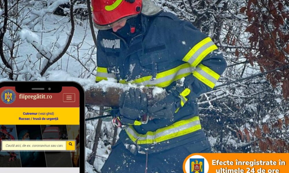 Venirea iernii în România a afectat 123 de localități din zeci de județe. Aproape 30.000 de oameni au rămas fără energie electrică