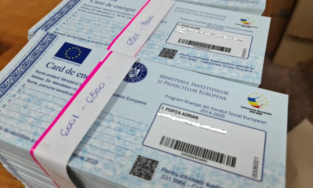 Cum poate fi evitată blocarea cardurilor cu vouchere pentru energie? MIPE a emis un ghid pentru situații speciale