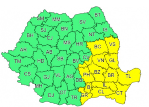 cod galben în România