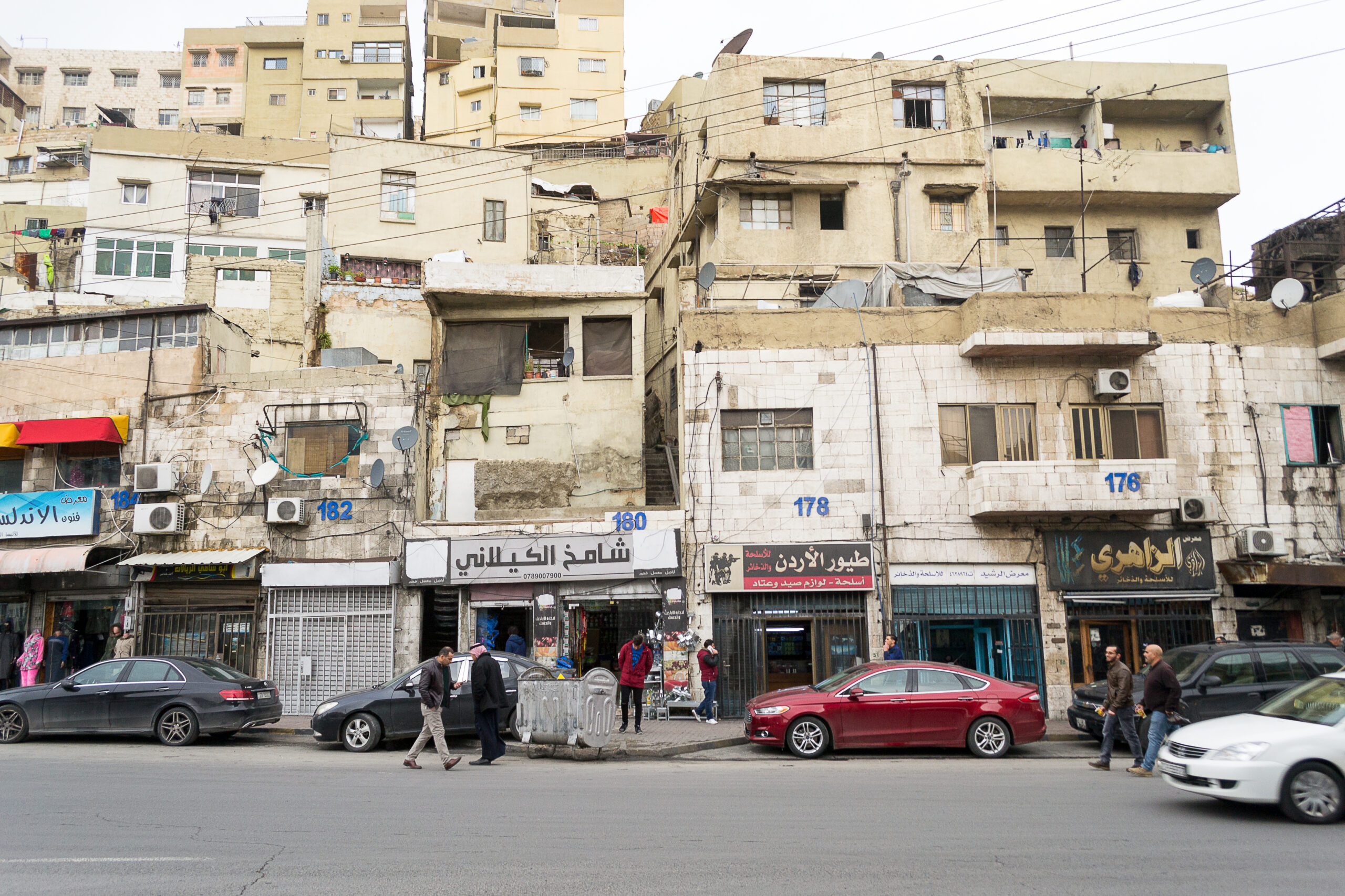Imagine cu centrul Amman, una dintre cele mai importante capitale culturale ale lumii arabe.