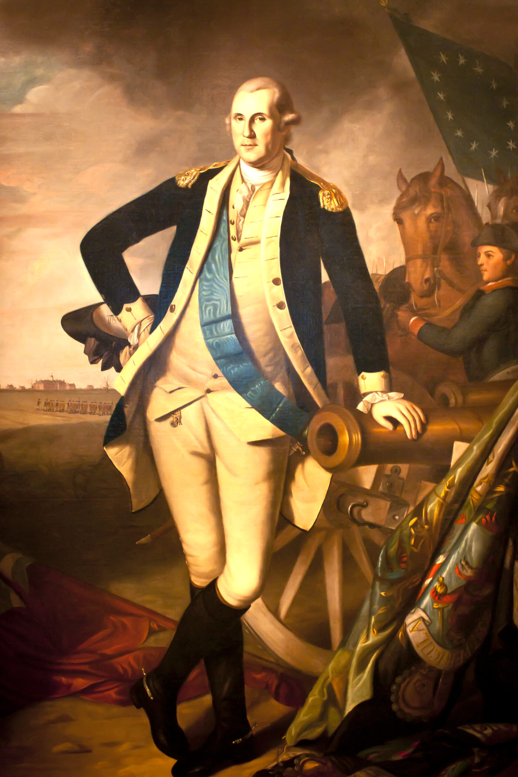 Un portret al lui George Washington, expus la Galeria Națională de Portrete, unde milioane de vizitatori merg pentru a admira toți președinții americani sub această formă.(sursă foto: dreamstime)