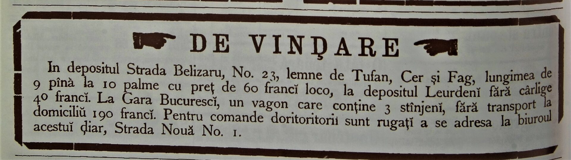 reclamă lemne 1978