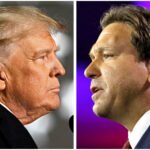 Fostul președinte al SUA, Donald Trump, și Ron DeSantis