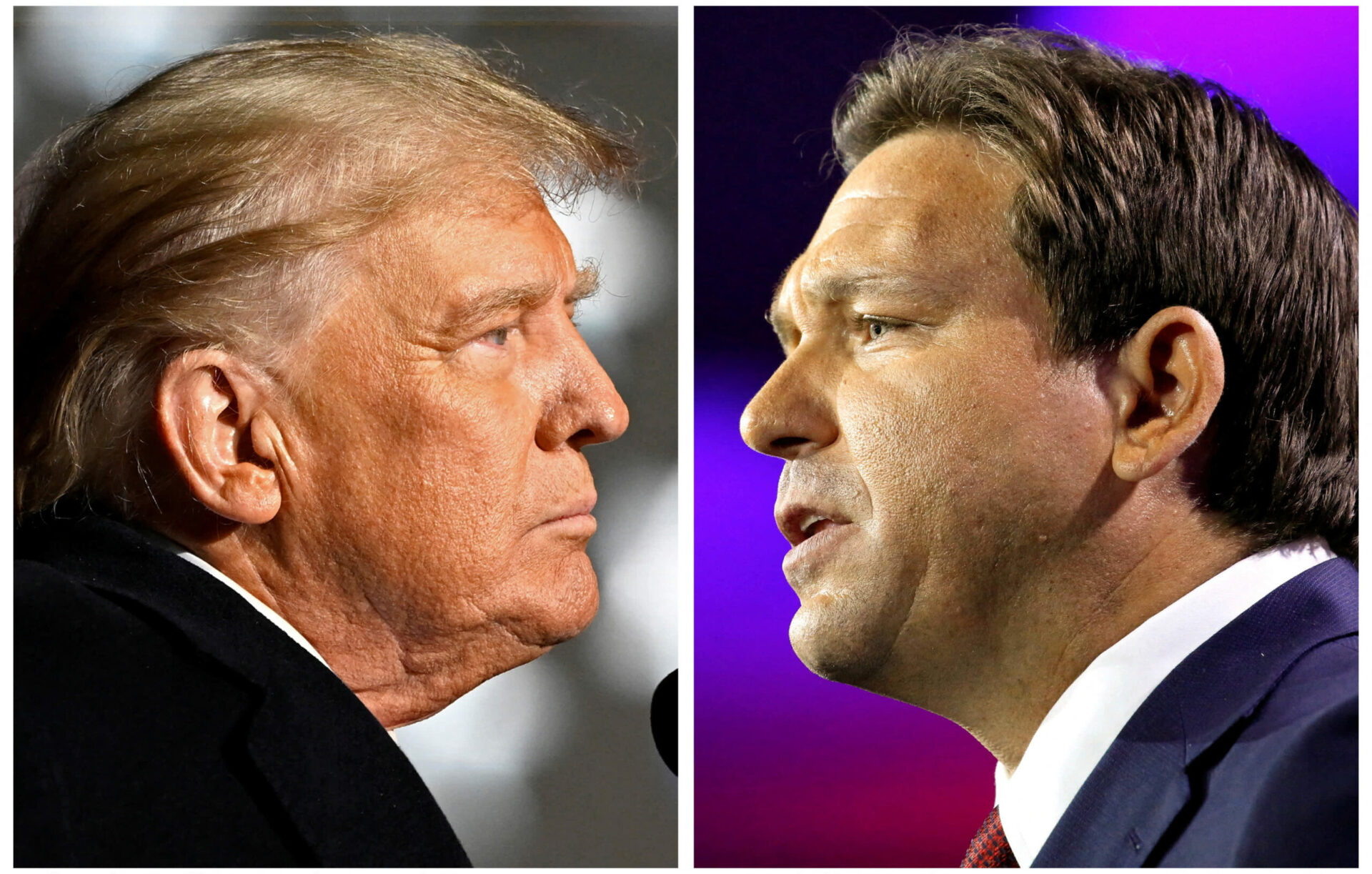 Fostul președinte al SUA, Donald Trump, și Ron DeSantis